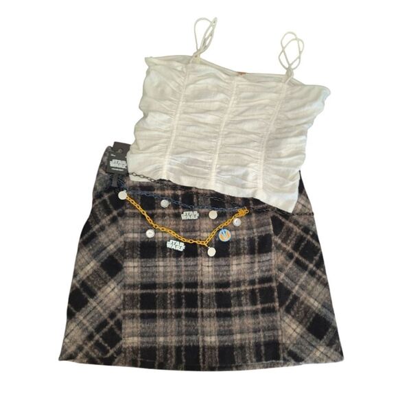 Free People White Cotton Belong Together Cropped Tank Medium NWOT - Picture 2 of 15